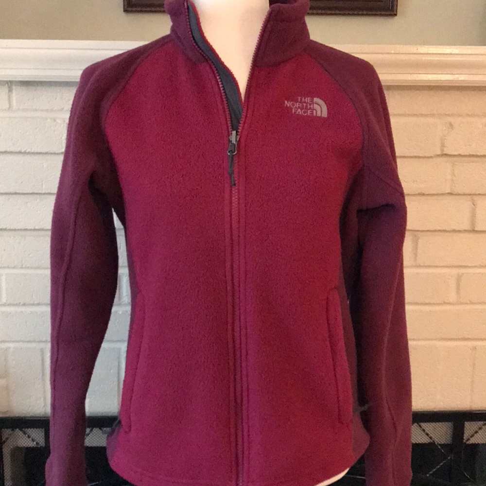 The North Face two tone fleece jacket small
